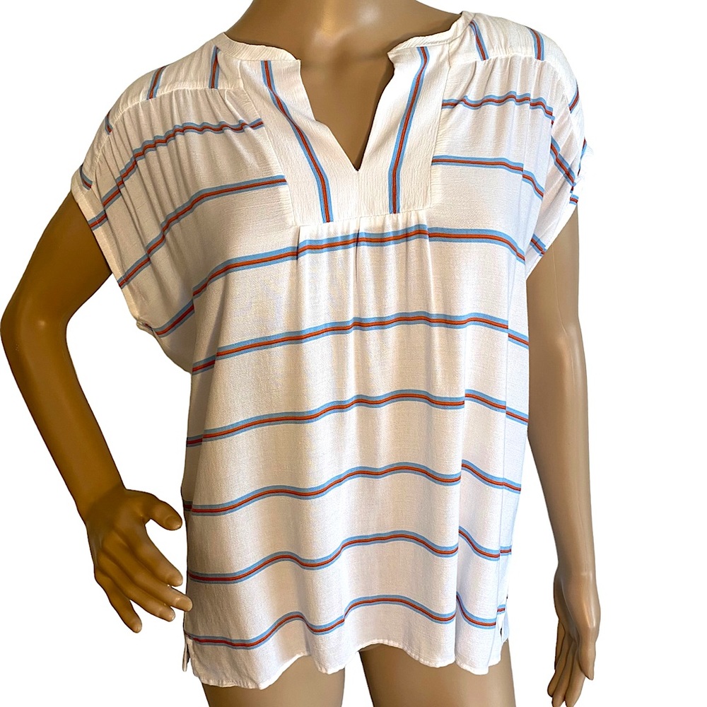 LOFT  | SOFT STRIPED TOP SZ S